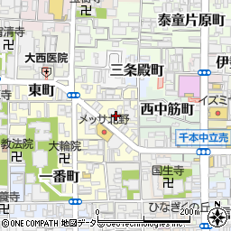 京都府京都市上京区三軒町64周辺の地図