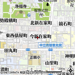 京都府京都市上京区今新在家町202周辺の地図