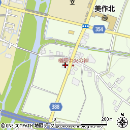 岡山県美作市楢原中143周辺の地図