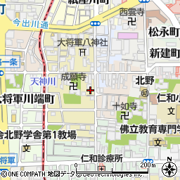 京都府京都市上京区西町97周辺の地図