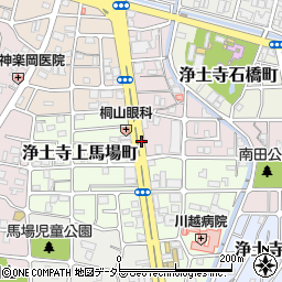 京都府京都市左京区浄土寺東田町周辺の地図