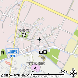 滋賀県草津市北山田町25周辺の地図