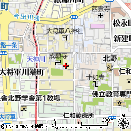 京都府京都市上京区西町98周辺の地図