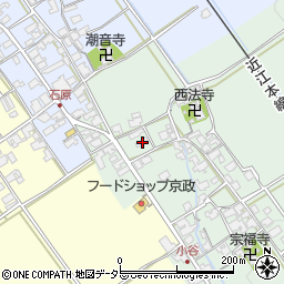 滋賀県蒲生郡日野町小谷17周辺の地図