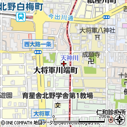 京都府京都市北区大将軍川端町17周辺の地図