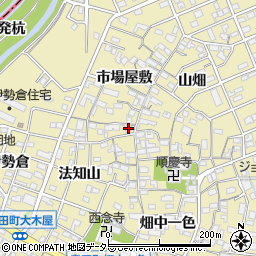 愛知県刈谷市泉田町市場屋敷1周辺の地図