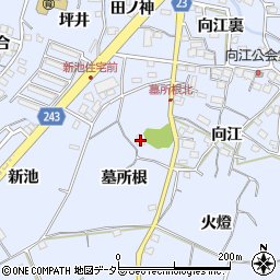 愛知県大府市長草町墓所根周辺の地図