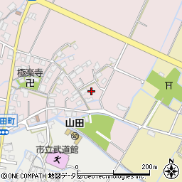 滋賀県草津市北山田町3158周辺の地図