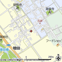 滋賀県蒲生郡日野町増田95周辺の地図
