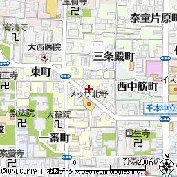 京都府京都市上京区三軒町66周辺の地図