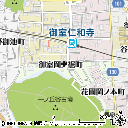 京都府京都市右京区御室岡ノ裾町15-5周辺の地図