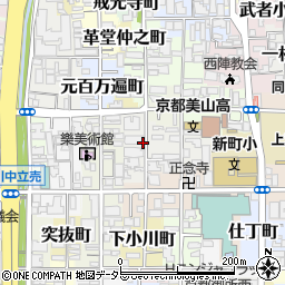 京都府京都市上京区小川町周辺の地図