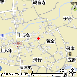 京都府亀岡市保津町荒金17周辺の地図