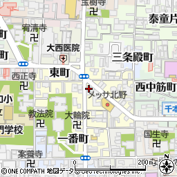 京都府京都市上京区三軒町70周辺の地図
