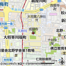 成願寺周辺の地図