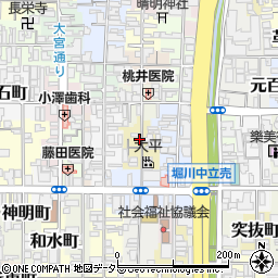 京都府京都市上京区小寺町周辺の地図