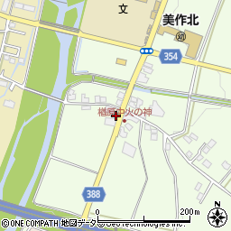 岡山県美作市楢原中144周辺の地図