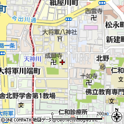 京都府京都市上京区西町94周辺の地図