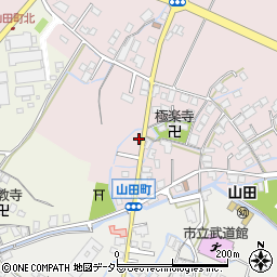 滋賀県草津市北山田町90-2周辺の地図