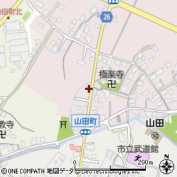 滋賀県草津市北山田町90-2周辺の地図