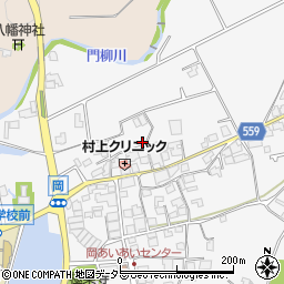兵庫県西脇市黒田庄町岡349-2周辺の地図