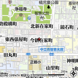 京都府京都市上京区今新在家町201周辺の地図