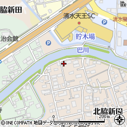 静岡県静岡市清水区北脇新田473周辺の地図