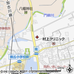 兵庫県西脇市黒田庄町岡336周辺の地図