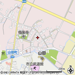 滋賀県草津市北山田町38周辺の地図