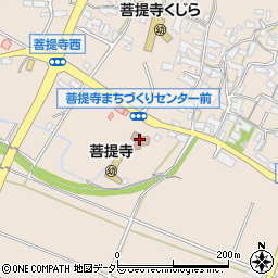 菩提寺コミュニティセンター周辺の地図