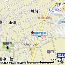 愛知県刈谷市泉田町城前148周辺の地図