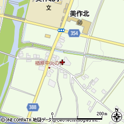 岡山県美作市楢原中140周辺の地図