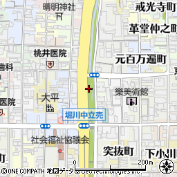 京都府京都市上京区堀川下之町周辺の地図