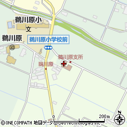 菰野町鵜川原地区コミュニティセンター周辺の地図
