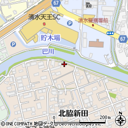 静岡県静岡市清水区北脇新田95-3周辺の地図