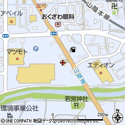 ネッツトヨタ京都亀岡大井店周辺の地図