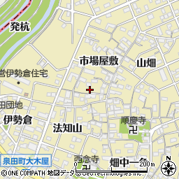 愛知県刈谷市泉田町市場屋敷17周辺の地図
