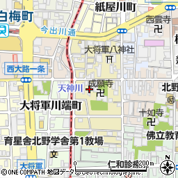 京都府京都市上京区西町89周辺の地図