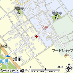 滋賀県蒲生郡日野町増田96周辺の地図