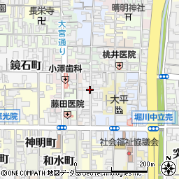 京都府京都市上京区飛弾殿町周辺の地図