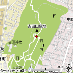 京都府京都市左京区吉田神楽岡町周辺の地図