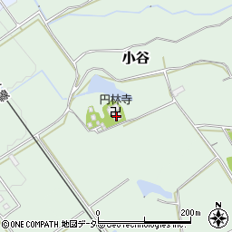 西向山円林寺周辺の地図