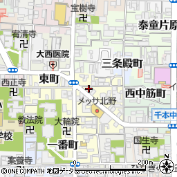 京都府京都市上京区三軒町66-9周辺の地図