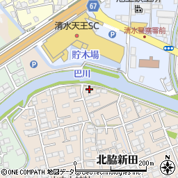 静岡県静岡市清水区北脇新田63周辺の地図