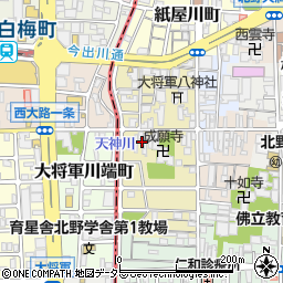 京都府京都市上京区西町88周辺の地図