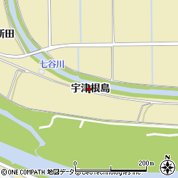 京都府亀岡市保津町宇津根島周辺の地図