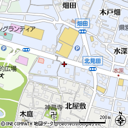愛知県東海市荒尾町宮ノ川周辺の地図