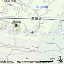 滋賀県栗東市林41周辺の地図