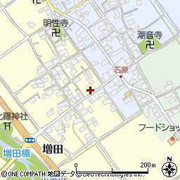 滋賀県蒲生郡日野町増田101周辺の地図