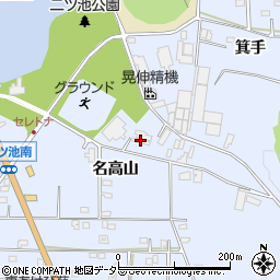 愛知県大府市横根町名高山79周辺の地図
